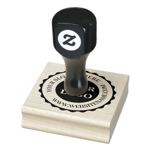 Maak je eigen aangepaste bedrijfslogo-rubberstempe rubberstempel (Stempel)