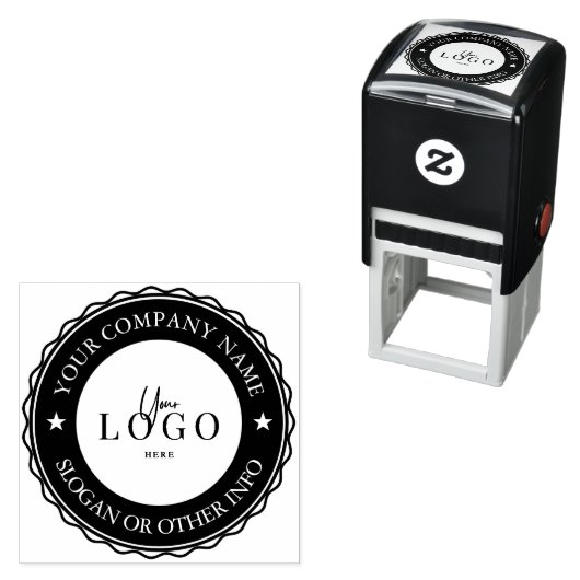 Maak je eigen aangepaste bedrijfslogo  zelfinktende stempel (In situ)