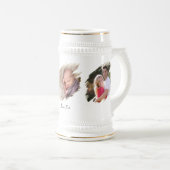 Maak je eigen aangepaste bierliefhebber Stein foto Bierpul (Voorkant rechts)