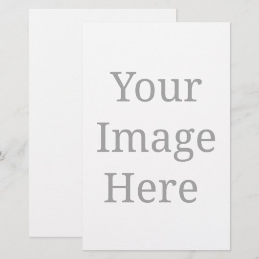 Maak je eigen aangepaste  briefpapier (Voorkant / Achterkant)