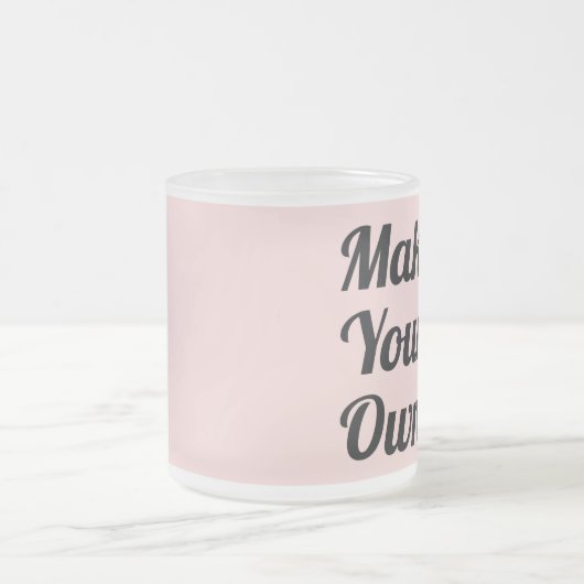 Maak je eigen aangepaste cadeau matglas koffiemok (Center)