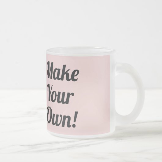 Maak je eigen aangepaste cadeau matglas koffiemok (Rechts)