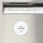 Maak Je Eigen Aangepaste Cirkelmagneet Magneet (Insitu (Vaatwasser))