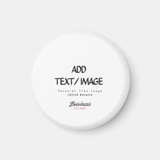 Maak Je Eigen Aangepaste Cirkelmagneet Magneet (Voorkant)