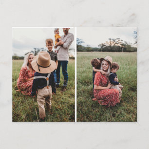 Maak Je Eigen Aangepaste Collage Familie Foto Briefkaart