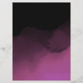 Maak je eigen aangepaste donkere kleurige ombré  menu (Achterkant)