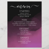 Maak je eigen aangepaste donkere kleurige ombré  menu (Voorkant)