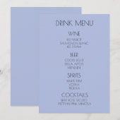 Maak Je Eigen Aangepaste Drankje Menu (Voorkant / Achterkant)