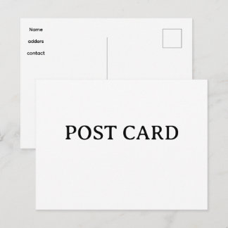 Maak Je Eigen Aangepaste Eenvoudige Ontwerp Briefkaart