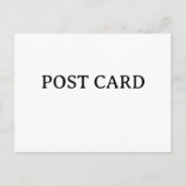 Maak Je Eigen Aangepaste Eenvoudige Ontwerp  Briefkaart (Voorkant)