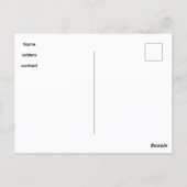 Maak Je Eigen Aangepaste Eenvoudige Ontwerp Briefkaart (Achterkant)