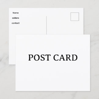 Maak Je Eigen Aangepaste Eenvoudige Ontwerp Briefkaart