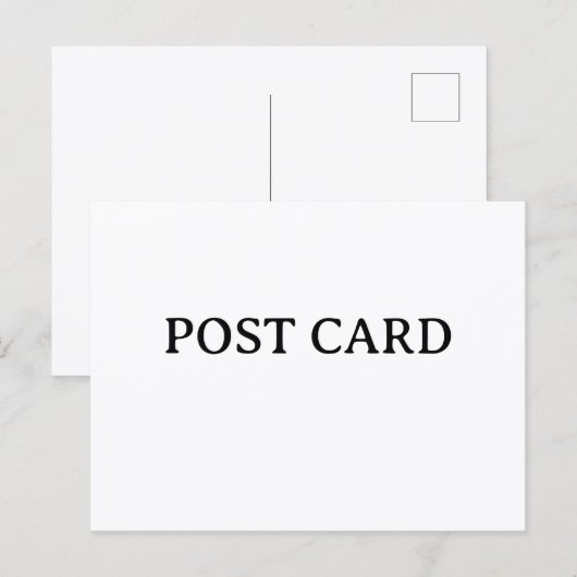Maak Je Eigen Aangepaste Eenvoudige Ontwerp Feestdagenkaart (Voorkant / Achterkant)