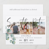 Maak je eigen aangepaste Eucalyptus groene bruilof (Voorkant / Achterkant)