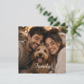 Maak je eigen aangepaste familie (Staand voorkant)