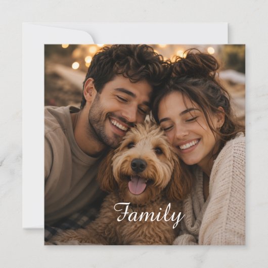 Maak je eigen aangepaste familie (Voorkant)