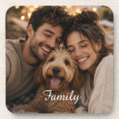 Maak je eigen aangepaste familie bier onderzetter (Voorkant)