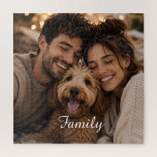 Maak je eigen aangepaste familie legpuzzel (Verticaal)
