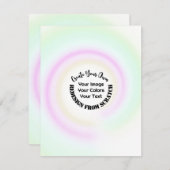 Maak je eigen aangepaste feestdagenkaart (Voorkant / Achterkant)