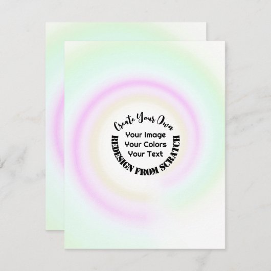 Maak je eigen aangepaste feestdagenkaart (Voorkant / Achterkant)