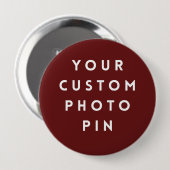 Maak Je Eigen Aangepaste Foto 4 Inch Speld/ Ronde Button 4,0 Cm (Voorkant /achterkant)