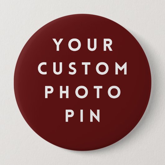 Maak Je Eigen Aangepaste Foto 4 Inch Speld/ Ronde Button 4,0 Cm (Voorkant)