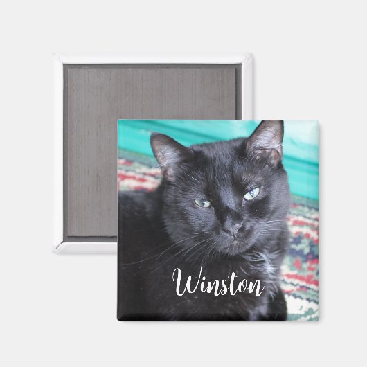 Maak Je Eigen Aangepaste Foto en Naam Magneet (Voorkant / Achterkant)