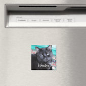 Maak Je Eigen Aangepaste Foto en Naam Magneet (Insitu (Vaatwasser))
