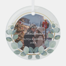 Maak je eigen aangepaste foto- en tekstkerstmis glas ornament