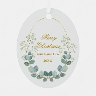 Maak je eigen aangepaste foto- en tekstkerstmis metalen ornament
