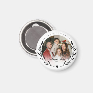 Maak je eigen aangepaste foto familie naam blad ri magneet