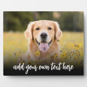 Maak Je Eigen Aangepaste Foto Met Tekst Fotoplaat (Voorkant)