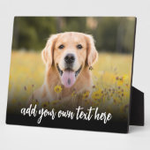 Maak Je Eigen Aangepaste Foto Met Tekst Fotoplaat (Zijkant)