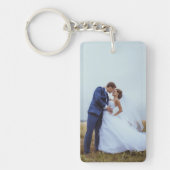 Maak Je Eigen Aangepaste Foto Moderne Foto Sleutelhanger (Voorkant)