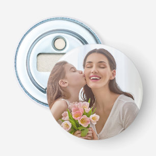 Maak Je Eigen Aangepaste Foto Moeders en Ik Button Flesopener