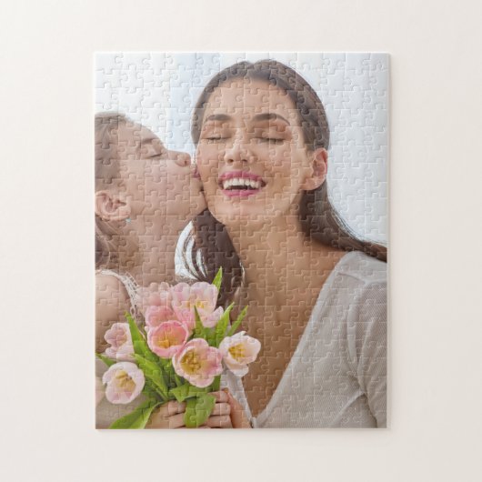 Maak Je Eigen Aangepaste Foto Moeders en Ik Legpuzzel (Verticaal)