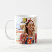 Maak Je Eigen Aangepaste Foto Monogram Koffiemok (Links)