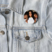 Maak je eigen aangepaste foto ronde button 5,7 cm (In situ)