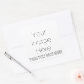 Maak Je Eigen Aangepaste Foto Sticker met Tekst (Envelop)