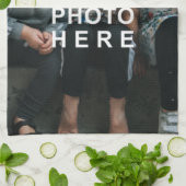 Maak Je Eigen Aangepaste Foto Theedoek (Gevouwen)