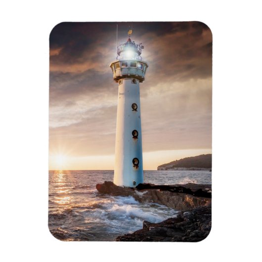 Maak Je Eigen Aangepaste Foto Vuurtoren Magneet (Verticaal)
