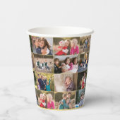 Maak Je Eigen Aangepaste Fotocollage op Papieren B Bekers (Achterkant)