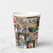 Maak Je Eigen Aangepaste Fotocollage op Papieren B Bekers (Rechts)