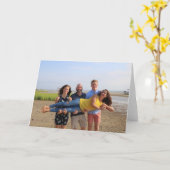 Maak je eigen aangepaste fotokaart! kaart (Gele Bloem)