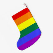 Maak je eigen aangepaste Gay Pride gepersonaliseer Kleine Kerstsok (Achterkant (Hangend))
