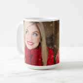 Maak Je Eigen Aangepaste Gepersonaliseerde Foto Koffiemok (Voorkant links)