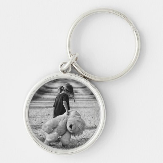 Maak Je Eigen Aangepaste Gepersonaliseerde FOTO SL Sleutelhanger (Voorkant)
