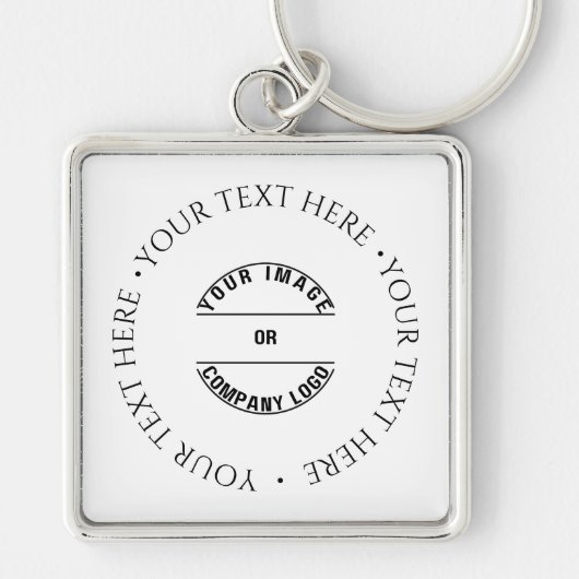 Maak je eigen aangepaste gepersonaliseerde lege sj sleutelhanger (Voorkant)