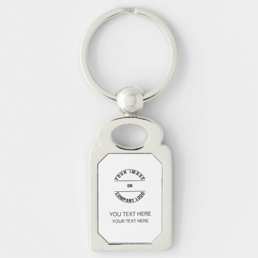 Maak je eigen aangepaste gepersonaliseerde lege sj sleutelhanger (Voorkant)