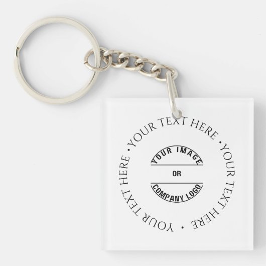 Maak je eigen aangepaste gepersonaliseerde lege sj sleutelhanger (Voorkant)